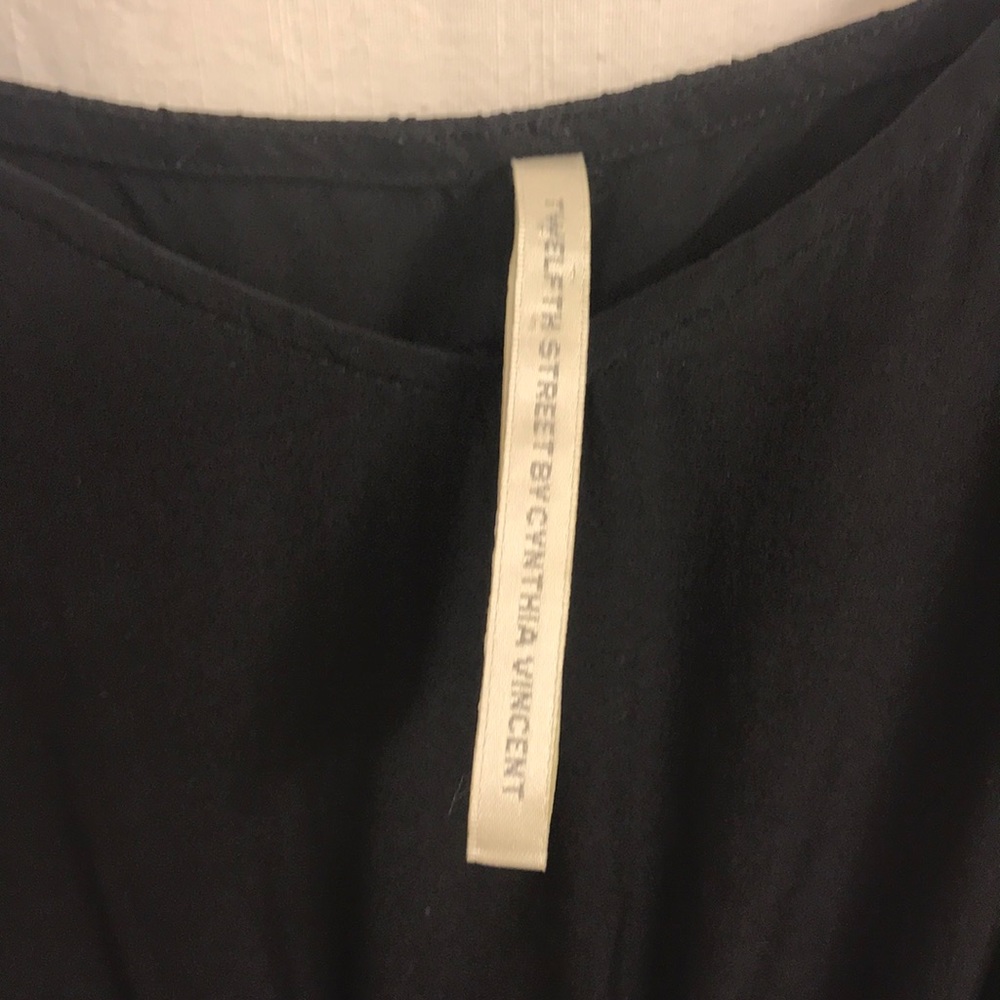Cynthia Vincent black silk maxi dress - Picture 5 of 7